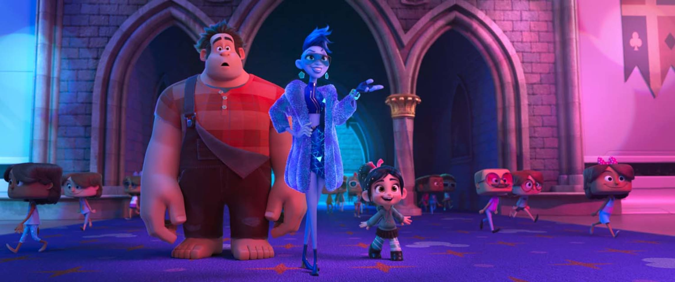 Ralph, Yesss, and Vanellope