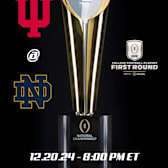 College Football Playoff First Round Game: Indiana @ Notre Dame
