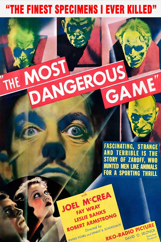 The Most Dangerous Game (1932) poster