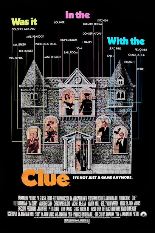 CLUE "Mystery Endings" 40th Anniversary. Poster