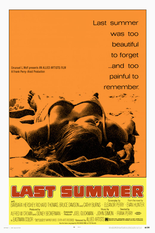 Last Summer (1969) poster