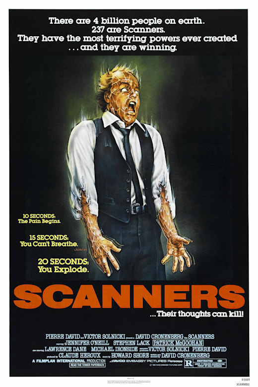 Scanners (1981) Poster