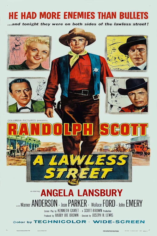 A Lawless Street (1955) Poster