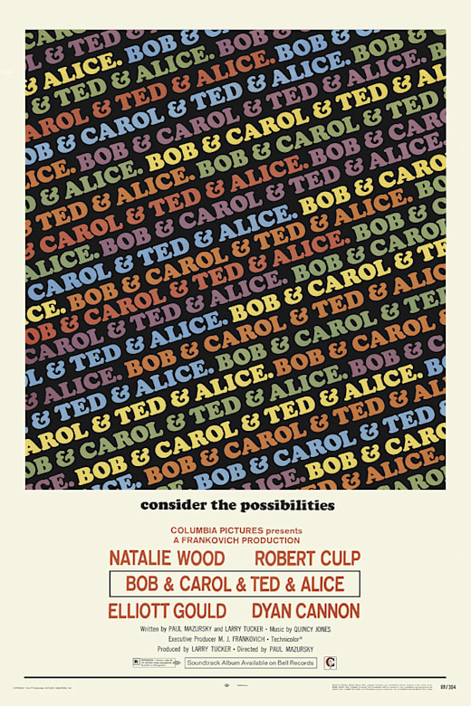Bob & Carol & Ted & Alice (1969) poster