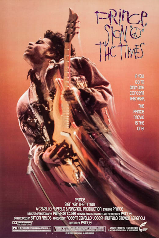 Sign 'O' The Times poster