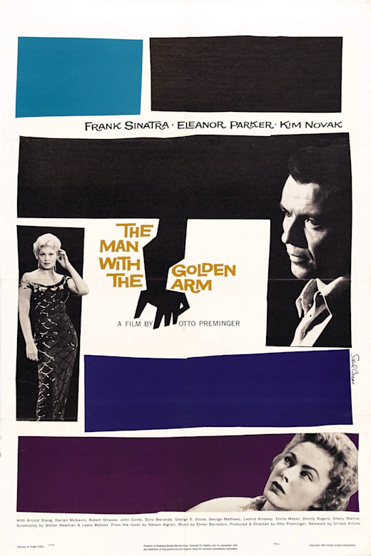 The Man With the Golden Arm poster