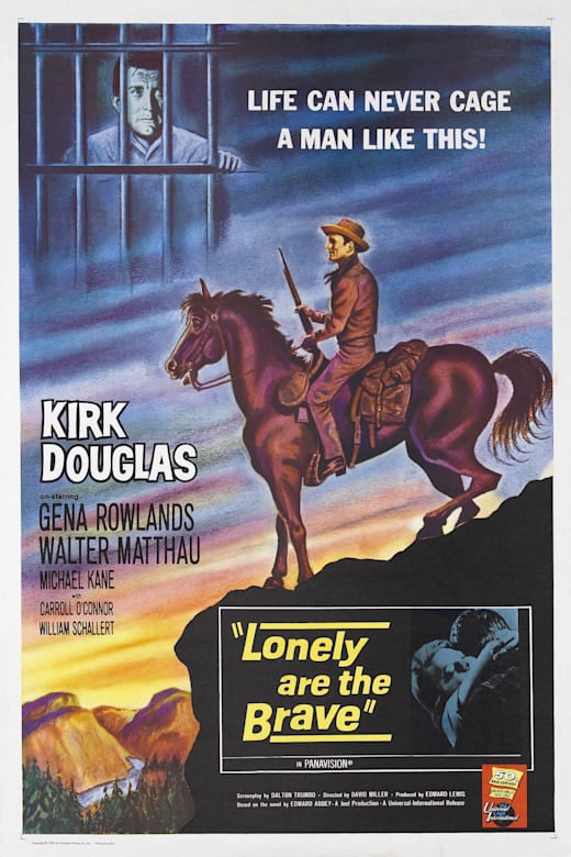 Lonely are the Brave (1962) poster