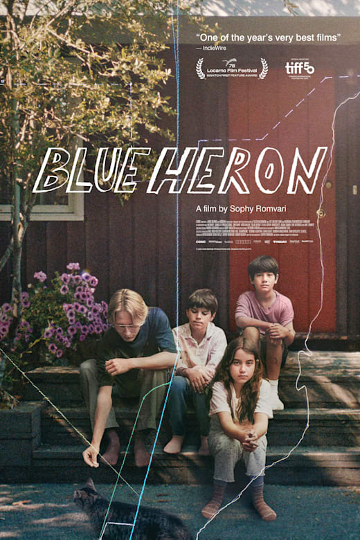 Blue Heron poster