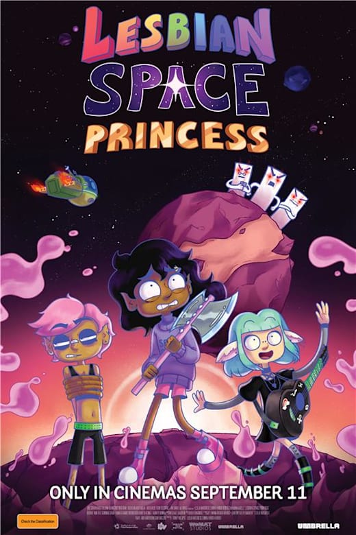 Lesbian Space Princess Poster