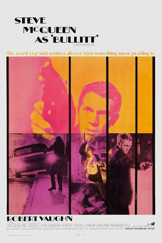 Bullitt (1968) poster