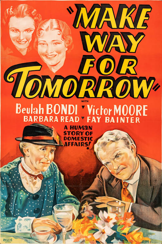 Make Way for Tomorrow (1937) Poster