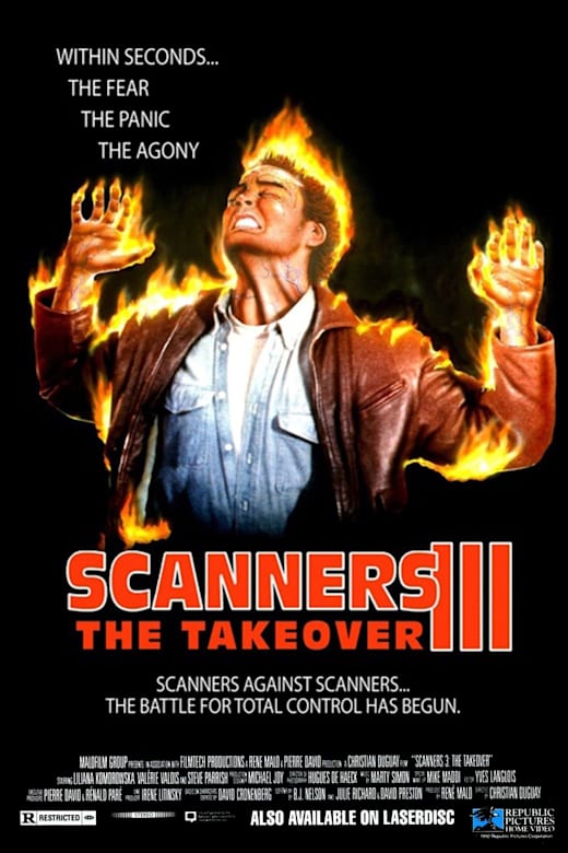 Scanners III: The Takeover Poster