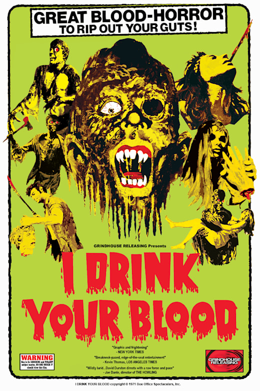 I Drink Your Blood Poster