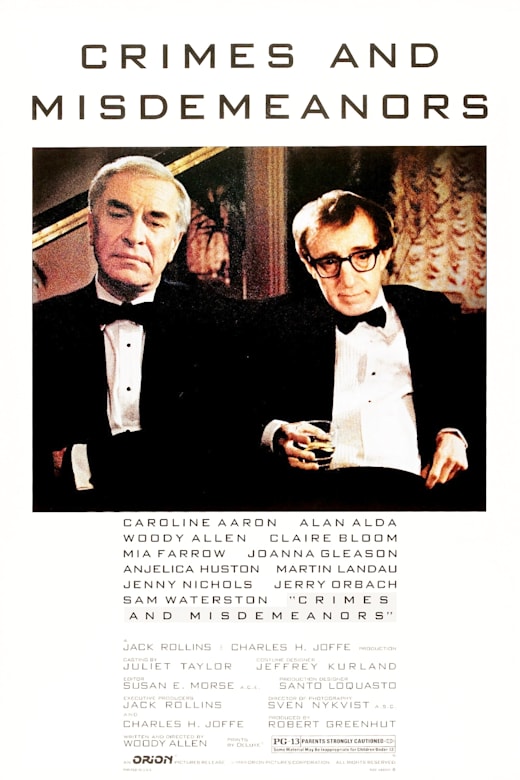Crimes and Misdemeanors Poster