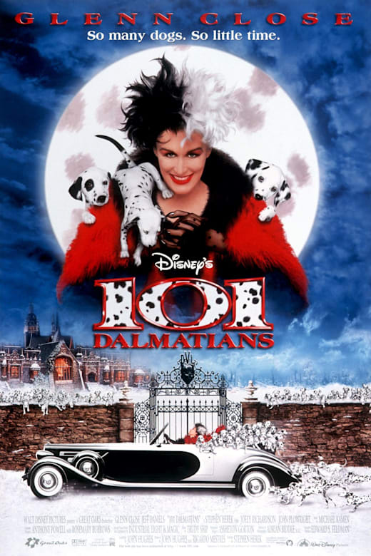 101 Dalmatians (1996) poster