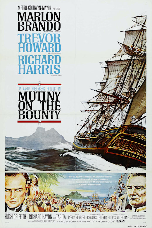 Mutiny on the Bounty (1962) Poster
