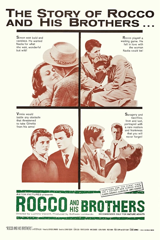 Rocco and His Brothers (Rocco e i suoi fratelli) poster