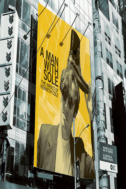 A Man with Sole: The Impact of Kenneth Cole Poster