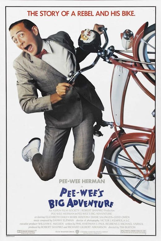 Pee-Wee's Big Adventure poster