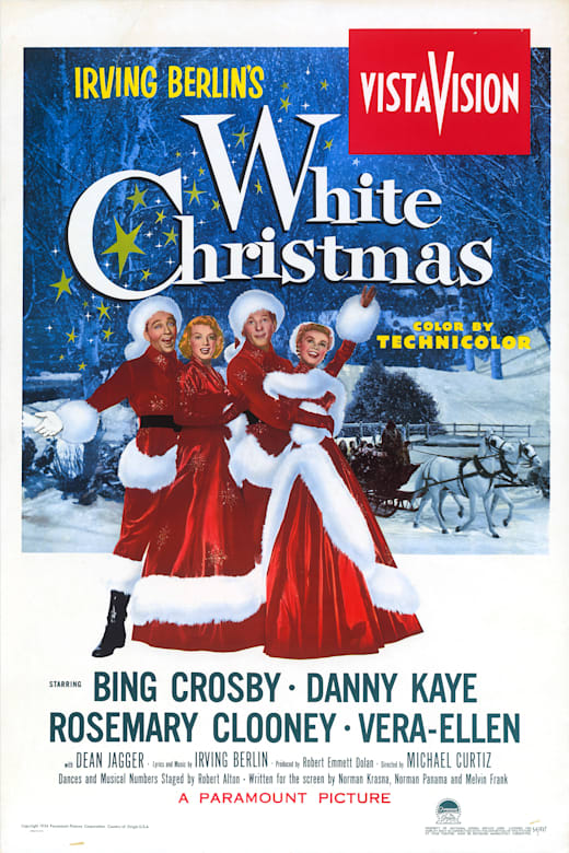 White Christmas poster