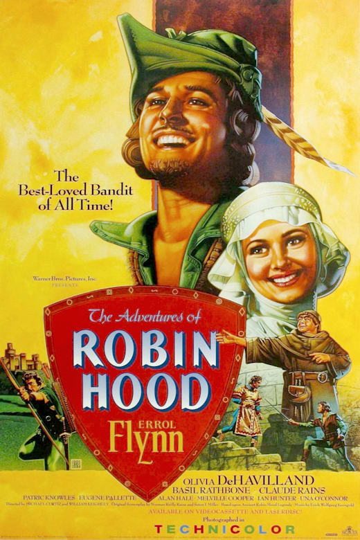 The Adventures of Robin Hood (1938) poster