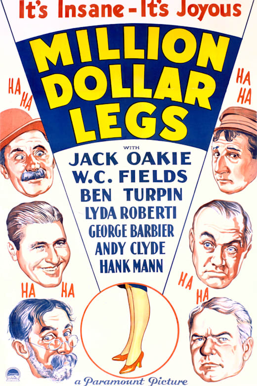 Million Dollar Legs (1932) poster