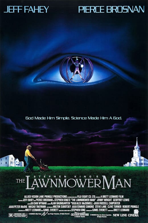 The Lawnmower Man poster