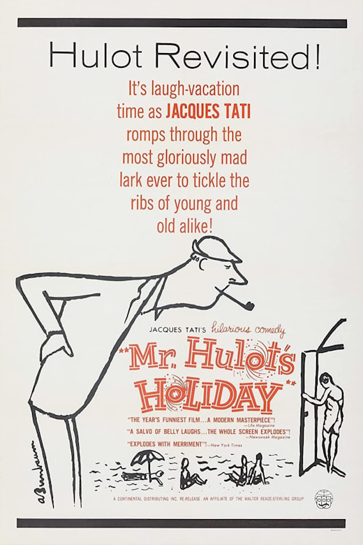 Mr. Hulot's Holiday (Les Vacances de Monsieur Hulot) poster