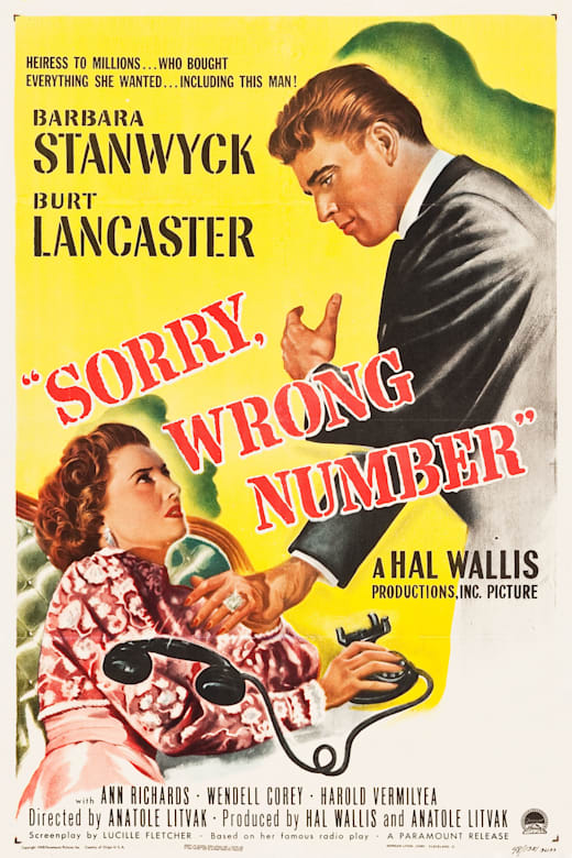 Sorry, Wrong Number poster