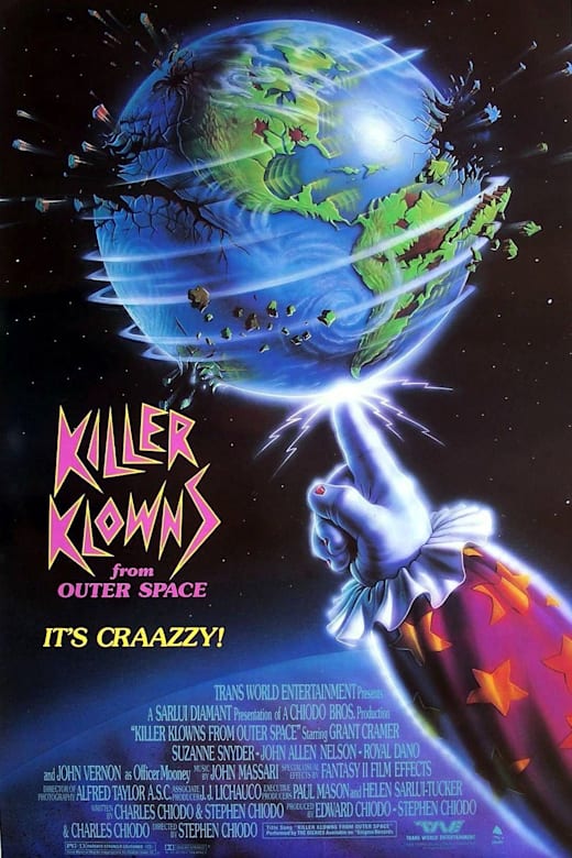 Killer Klowns From Outer Space poster