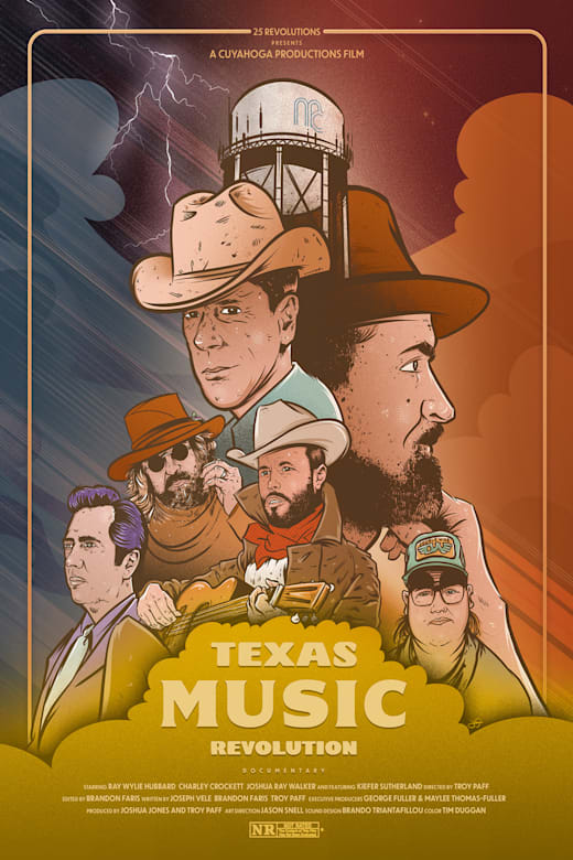 Texas Music Revolution Poster