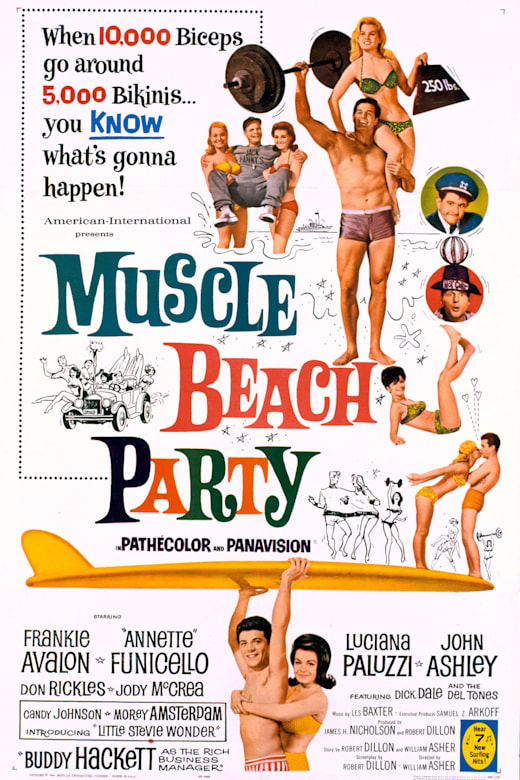 Muscle Beach Party Poster