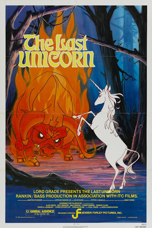 The Last Unicorn poster