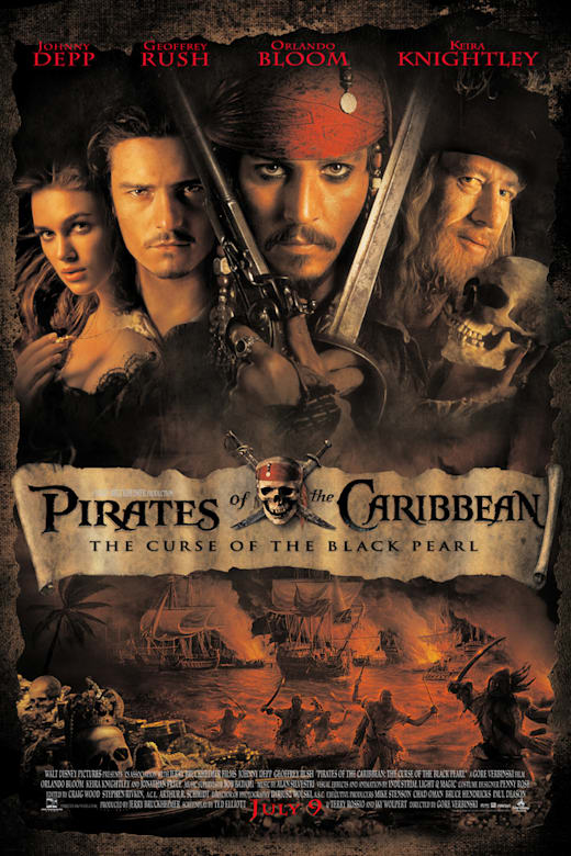 Pirates of the Caribbean: The Curse of The Black Pearl Poster