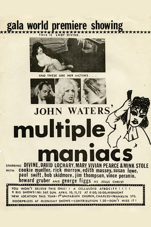 Multiple Maniacs Poster