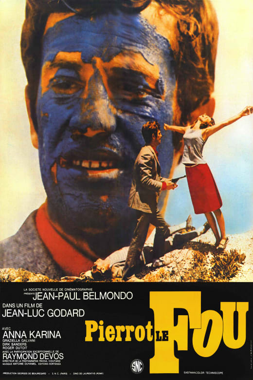 Pierrot le fou (1965) poster