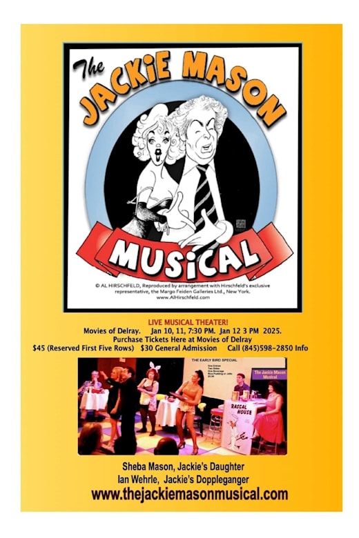 Jackie Mason Musical poster