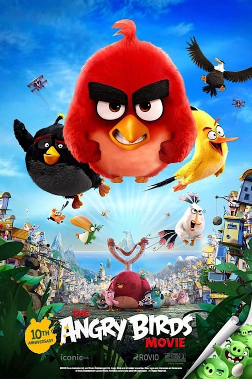 The Angry Birds Movie: 10th Anniversary Poster