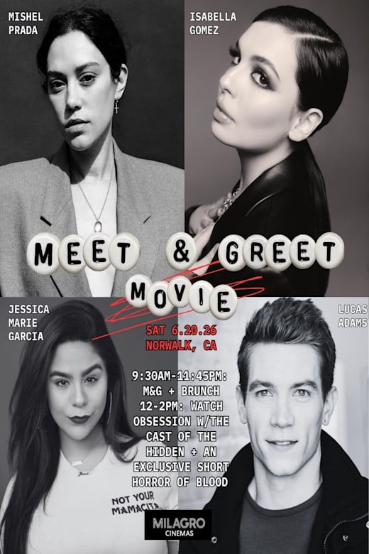 Meet & Greet with cast of horror short The Hidden + special viewing of Obsession Poster