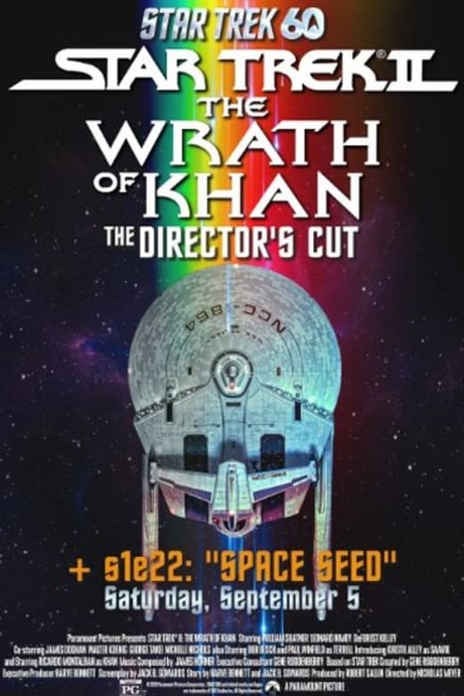 Star Trek II: The Wrath of Khan -  The Director's Cut  + Season 1 Episode 22: "Space Seed" Poster