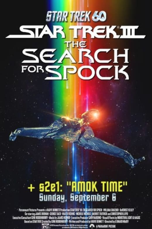 Star Trek III: The Search for Spock + Season 2 Episode 1: 'Amok Time' Poster