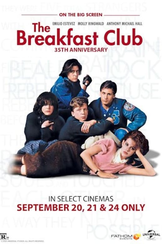 The Breakfast Club 35th Anniversary Poster
