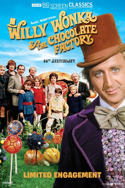 Willy Wonka & the Chocolate Factory 50th Anniversary presented by TCM poster