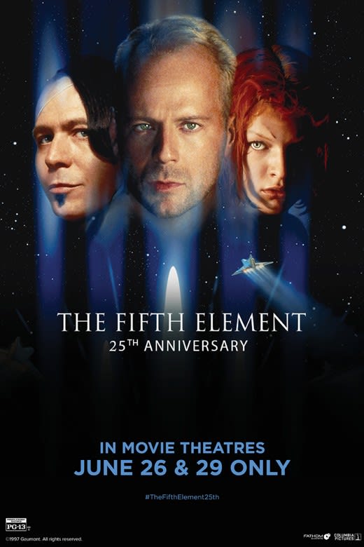 The Fifth Element 25th Anniversary poster