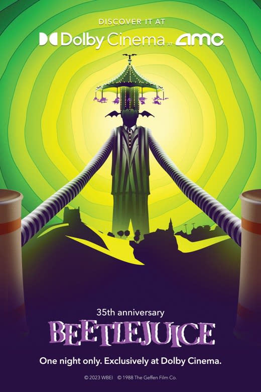Beetlejuice 35th Anniversary poster