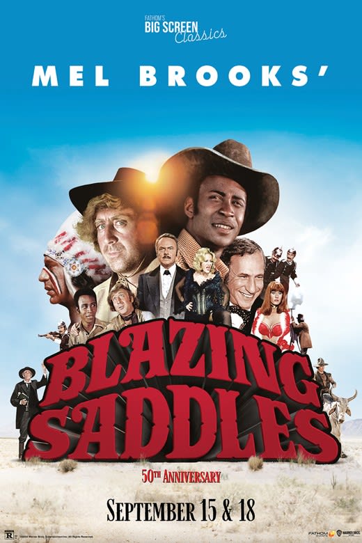 Blazing Saddles 50th Anniversary Poster