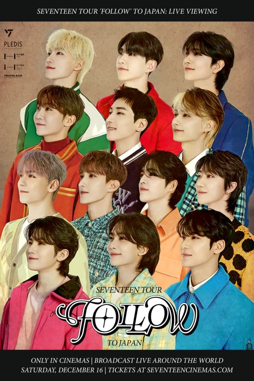 Seventeen Tour 'Follow' To Japan: Live Viewing Poster
