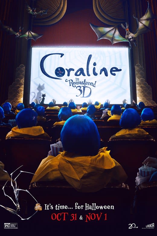 Coraline 15th Anniversary poster