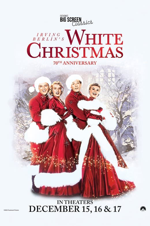 White Christmas 70th Anniversary poster