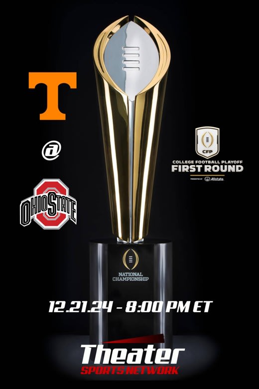 College Football Playoff First Round Game: Tennessee @ Ohio State poster